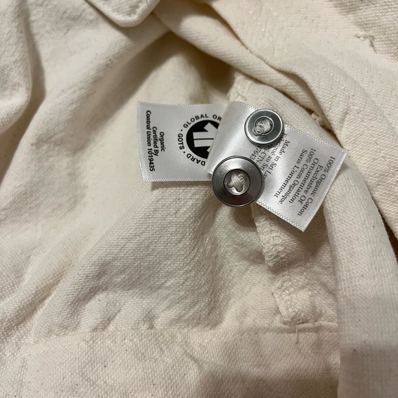 Everlane Canvas Organic Cotton Coverall - Jumpsuit Sz Small - Bone - Picture 9 of 9